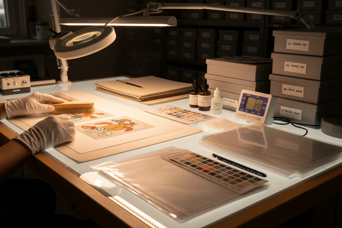 Preserving and Restoring Animation Art: Techniques, Materials, and Caution