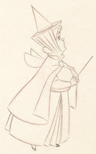 Load image into Gallery viewer, Sleeping Beauty (Walt Disney, 1959) Flora Animation Drawing
