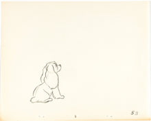 Load image into Gallery viewer, Lady and the Tramp Lady Animation Drawing featuring Lady  (Walt Disney, 1955)
