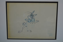 Load image into Gallery viewer, Looney Tunes - Original animation cel and drawing of Wile E. Coyote, Framed
