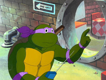 Load image into Gallery viewer, Teenage Mutant Ninja Turtles (1987 TV series) - Original animation cel (certificated with studio stamp)
