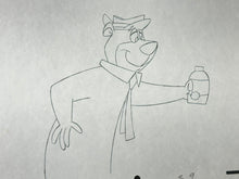 Load image into Gallery viewer, Yogi Bear - Original drawing of Yogi
