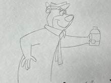 Load image into Gallery viewer, Yogi Bear - Original drawing of Yogi
