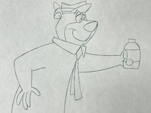 Load image into Gallery viewer, Yogi Bear - Original drawing of Yogi
