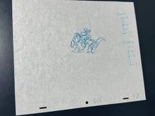 Load image into Gallery viewer, The Flintstones - Original drawing of Fred Flintstone and Dino
