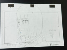 Load image into Gallery viewer, Naruto - Original drawing of Hinata Hyuga, on Studio Pierrot paper!
