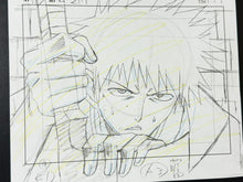 Load image into Gallery viewer, Bleach - Original drawing of Ichigo Kurosaki, in color on Studio Pierrot paper! top!
