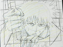 Load image into Gallery viewer, Bleach - Original drawing of Ichigo Kurosaki, in color on Studio Pierrot paper! top!
