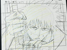 Load image into Gallery viewer, Bleach - Original drawing of Ichigo Kurosaki, in color on Studio Pierrot paper! top!
