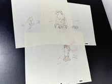 Load image into Gallery viewer, Laurel and Hardy (1966) - Original animation drawings, set of 3
