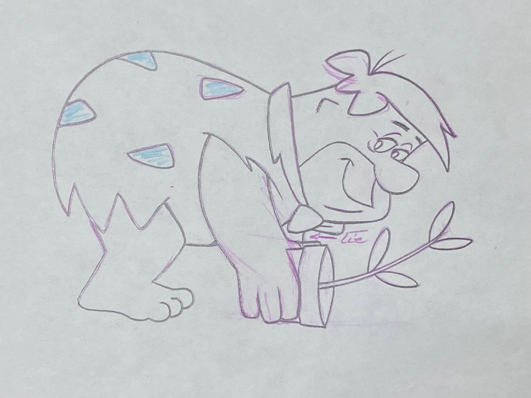 The Flintstones - Original drawing of Frederick 