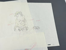 Load image into Gallery viewer, Laurel and Hardy (1966) - Original animation drawings, set of 3
