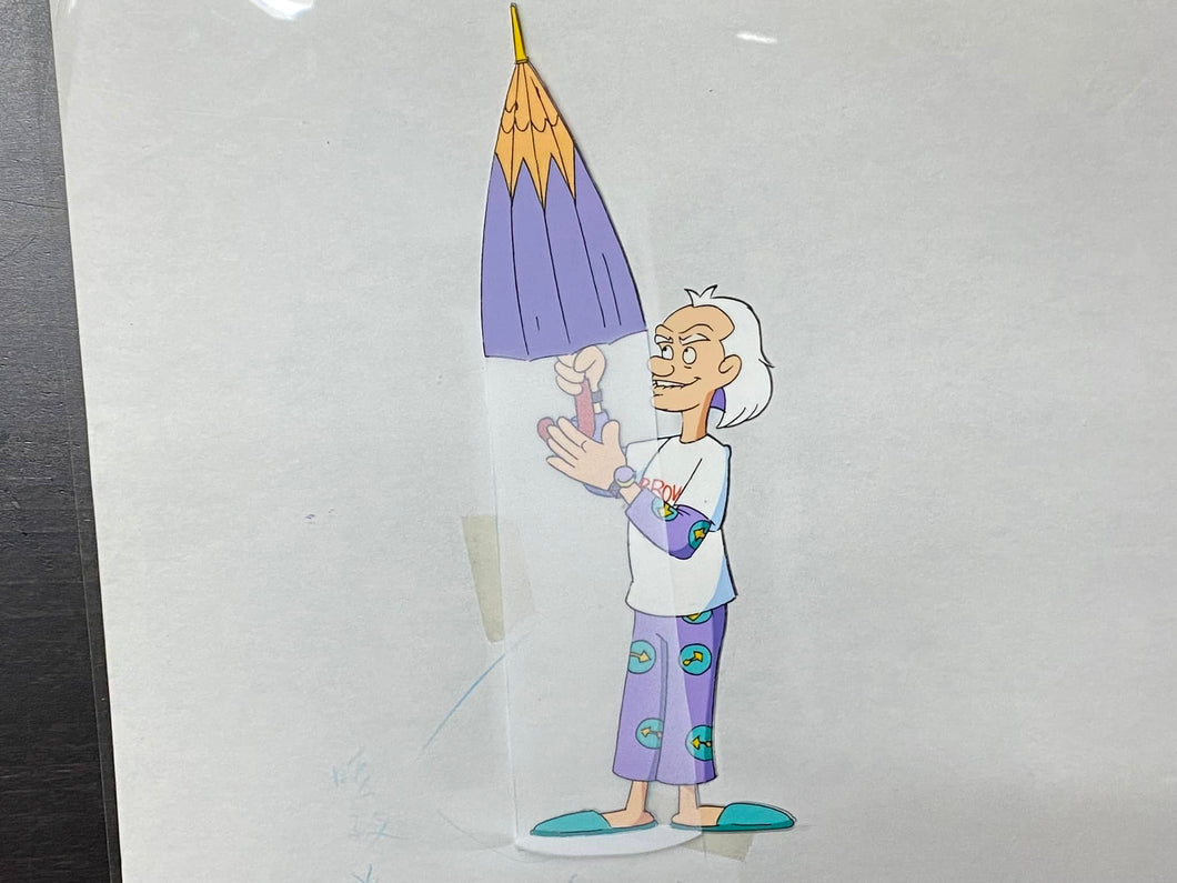 Back to the Future - Original animation cel and drawing