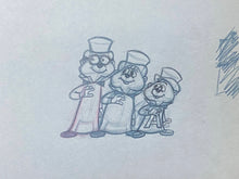 Load image into Gallery viewer, The Alvin Show (1961) Original animation drawing of Alvin &amp; The Chipmunks, top and rare!
