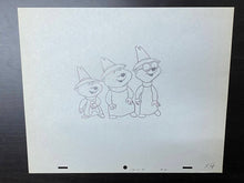 Load image into Gallery viewer, The Alvin Show (1961) Original animation drawing of Alvin &amp; The Chipmunks, top and rare!
