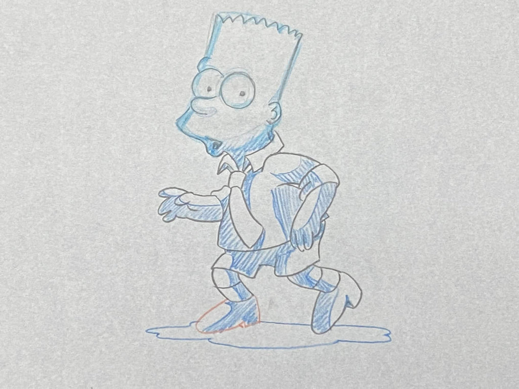 The Simpsons - Original drawing of Bart Simpson (90's)