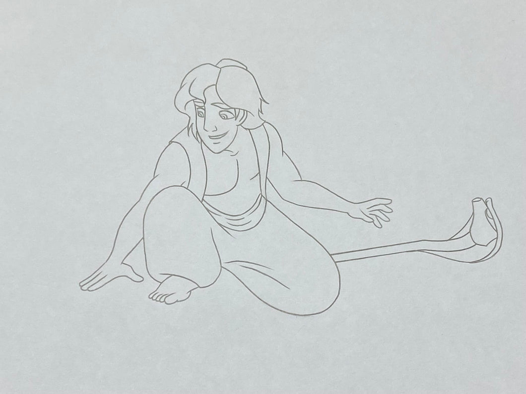 Aladdin (Walt Disney, 1992) - Original Animation Drawing of Aladdin