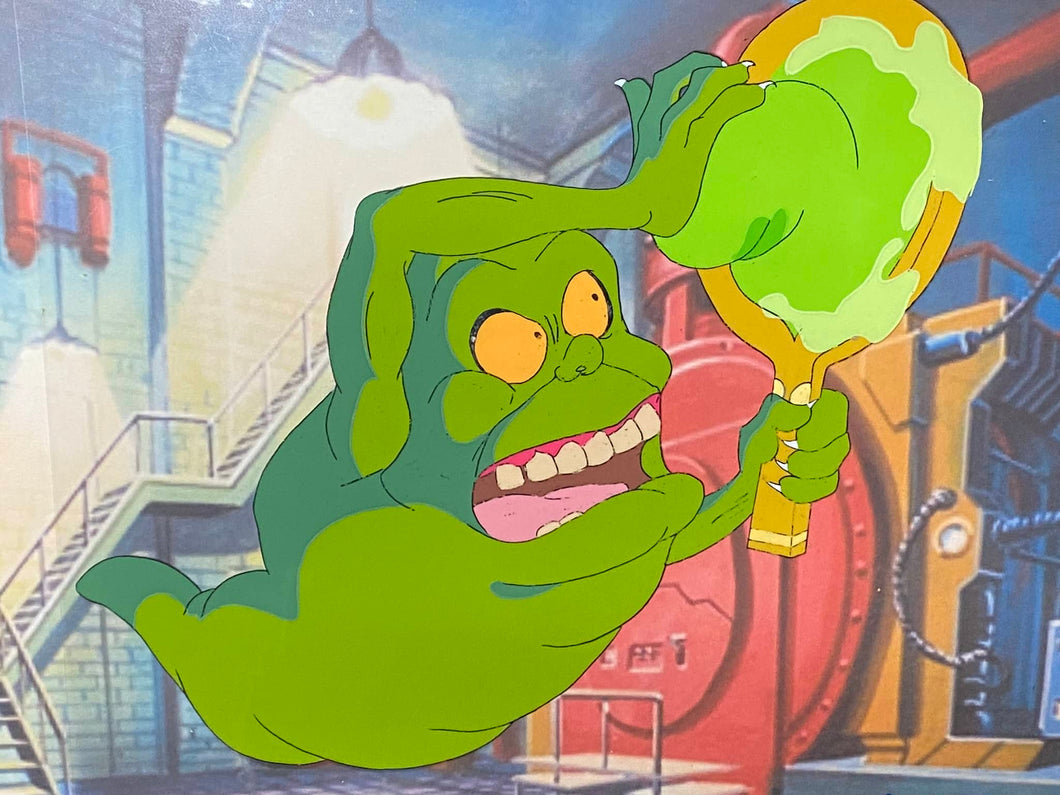 The Real Ghostbusters - Original Animation Cel and drawing