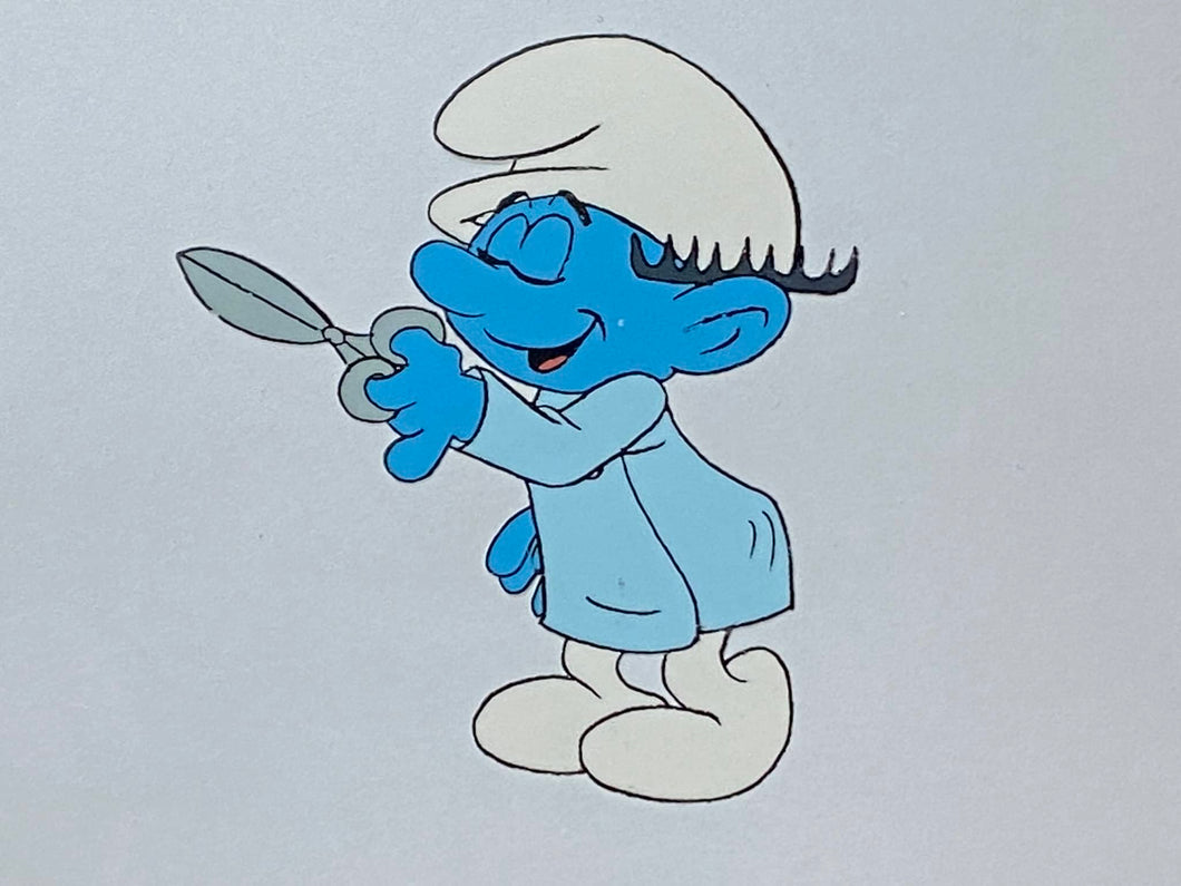 The Smurfs - Original animation cel