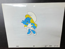 Load image into Gallery viewer, The Smurfs - Original animation cel of Smurfette
