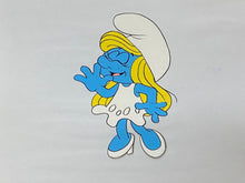 Load image into Gallery viewer, The Smurfs - Original animation cel of Smurfette
