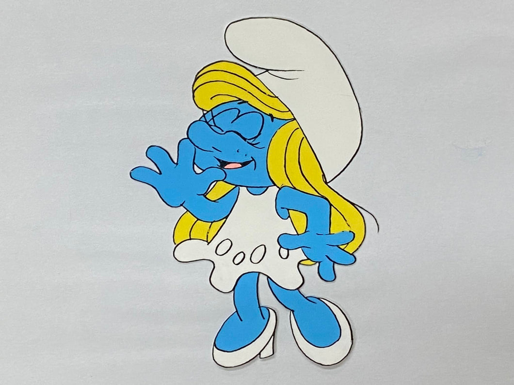 The Smurfs - Original animation cel of Smurfette