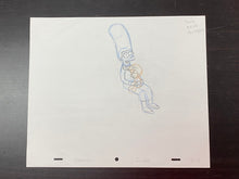 Load image into Gallery viewer, The Simpsons - Original drawing of Marge and Maggie Simpson
