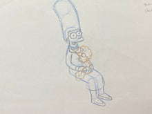 Load image into Gallery viewer, The Simpsons - Original drawing of Marge and Maggie Simpson

