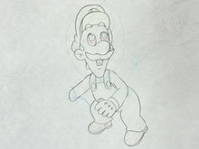 Load image into Gallery viewer, The Super Mario Bros. Super Show! (1989) - Original Animation Drawing of Luigi
