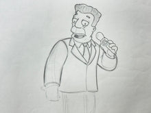 Load image into Gallery viewer, The Simpsons - Original drawing of Kent Brockman
