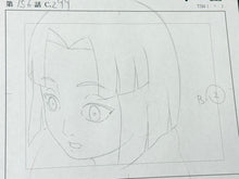 Load image into Gallery viewer, Naruto - Original drawing of Hinata Hyuga, on Studio Pierrot paper!
