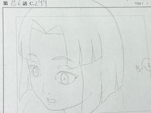 Load image into Gallery viewer, Naruto - Original drawing of Hinata Hyuga, on Studio Pierrot paper!
