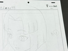 Load image into Gallery viewer, Naruto - Original drawing of Hinata Hyuga, on Studio Pierrot paper!
