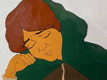 Load image into Gallery viewer, The Lord of the Rings (1978) - Original Animation Drawing and Cel of Frodo
