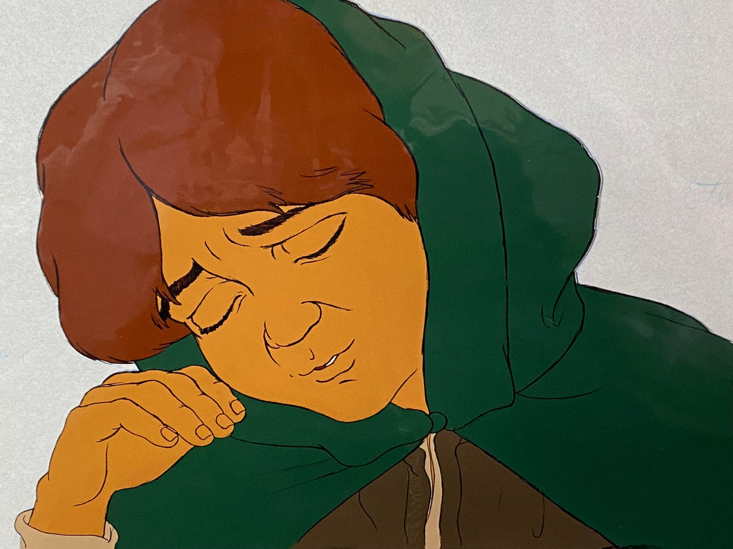 The Lord of the Rings (1978) - Original Animation Drawing and Cel of Frodo