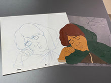 Load image into Gallery viewer, The Lord of the Rings (1978) - Original Animation Drawing and Cel of Frodo
