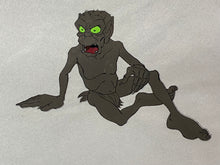 Load image into Gallery viewer, The Lord of the Rings (1978) - Original Animation Drawing and Cel of Gollum
