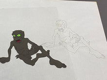 Load image into Gallery viewer, The Lord of the Rings (1978) - Original Animation Drawing and Cel of Gollum
