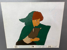 Load image into Gallery viewer, The Lord of the Rings (1978) - Original Animation Drawing and Cel of Frodo
