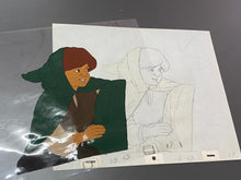 Load image into Gallery viewer, The Lord of the Rings (1978) - Original Animation Drawing and Cel of Frodo
