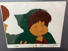 Load image into Gallery viewer, The Lord of the Rings (1978) - Original Animation Drawing and Cel of Sam
