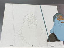 Load image into Gallery viewer, The Lord of the Rings (1978) - Original Animation Drawing and Cel of Theoden
