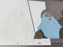 Load image into Gallery viewer, The Lord of the Rings (1978) - Original Animation Drawing and Cel of Theoden
