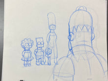 Load image into Gallery viewer, The Simpsons - 2 x Original drawings of The Simpsons Family
