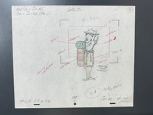 Load image into Gallery viewer, Laurel and Hardy (1966) - Original drawing of Laurel
