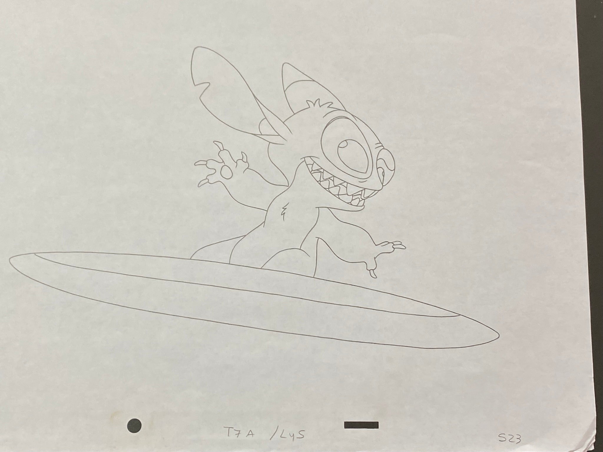 Lilo & Stitch (Walt Disney, 2002) - Original Animation Drawing of
