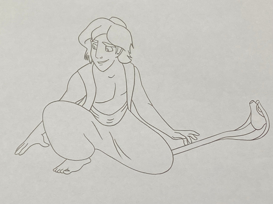 Aladdin (Walt Disney, 1992) - Original Animation Drawing of Aladdin