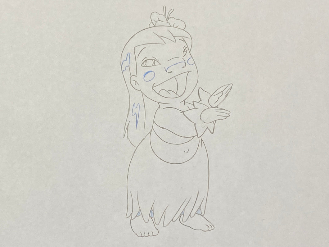 Lilo & Stitch (Walt Disney, 2002) - Original Animation Drawing of Lilo