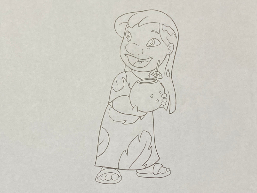 Lilo & Stitch (Walt Disney, 2002) - Original Animation Drawing of Lilo