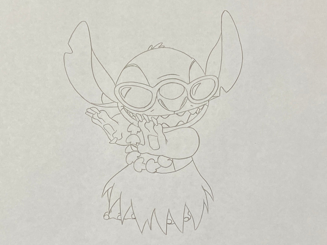 Lilo & Stitch (Walt Disney, 2002) - Original Animation Drawing of Stitch